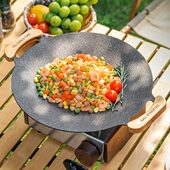 户外露营烤盘烧烤盘韩式 烤肉盘铁板烧家用烤肉锅麦饭石煎烤盘炉具