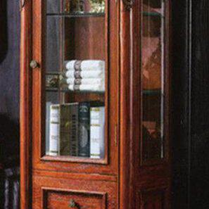 欧式浴室边柜红橡落地储物立柜仿古开放漆酒柜卫生间收纳侧柜实木