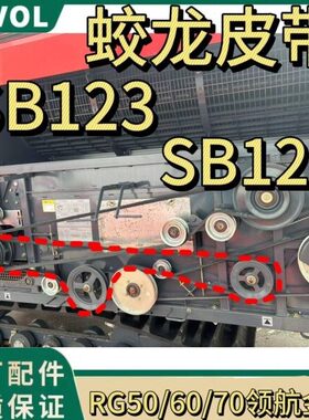 雷沃RG50/60/70/80收割机配件原装大功率SB123 SB129搅龙皮带金刚