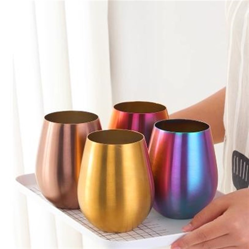 304不锈钢酒杯抖音创意个性酒吧家B用防摔500ml大容量啤酒杯扎啤