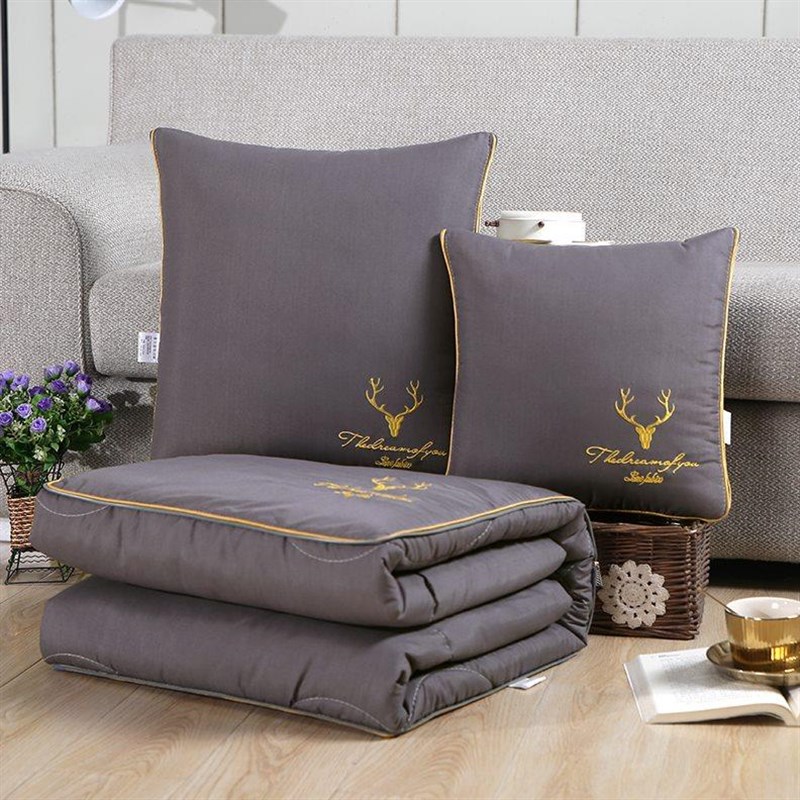 抱枕被子两用多功能靠垫被汽车车C载靠枕沙发空调可折叠午睡枕头