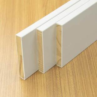 实木线条平板背景墙装 饰条t门套包边窗套木条门套线白色木线条木