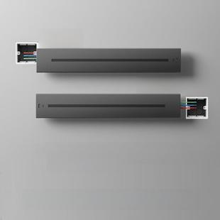 移动轨道插座大间距表面安装 滑动电源轨道家庭餐具柜快速充电滑轨