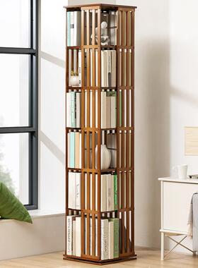 A8L家用旋转书架地式落多简功能层置物架客厅现代约多省空2801XZS