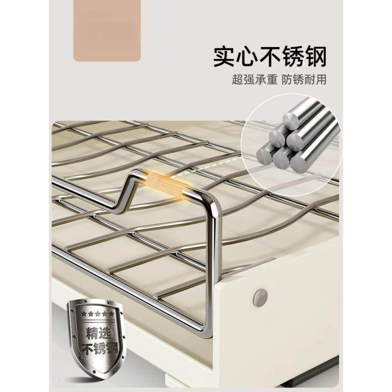 厨房钢碗碟收不纳架橱柜内抽拉物式沥水碗架jcZEXZGe盘子置架抽屉,厨房/烹饪用具,抹布架/厨房清洁收纳架,淘宝优惠券,粉丝福利购,淘宝优惠卷