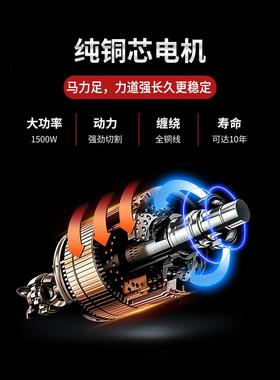 FEST锯骨商用全ADQ动不锈自钢大功率切割鱼机猪牛排骨冻切肉电动