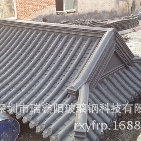 厂家生产玻璃钢仿古瓦彩钢仿古瓦流水仿古瓦仿古瓦厂家透光透光瓦