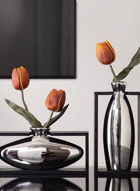 厅摆件轻奢家居饰品电视柜客装饰酒柜感摆茶几餐桌软F97J555J装小