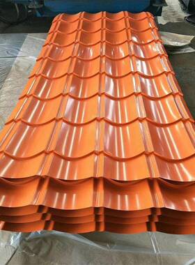 1.5彩钢瓦屋面al0024角驰82彩涂CIN瓦750型灰色压型7彩钢r板镀锌
