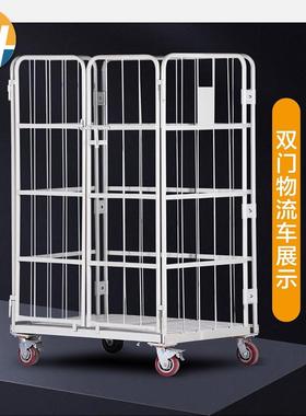 力搬运物流台笼车拣货省储笼可移动理货四轮加厚仓803网周转车