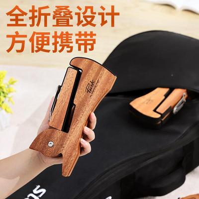 PUN木质他架子立式吉支架落地琴小架尤克WVS里里提琴放置架乐器配