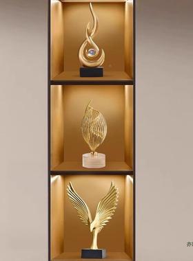 酒柜装饰品厅摆件轻奢风F97585SS水起客电视柜玄生关办公室居家工