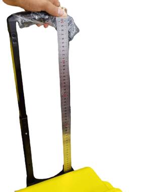 杆带螺孔带面清板位YRM塑料箱拉塑工具箱带拉杆洗机料箱