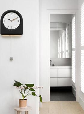 wTYOS003ozoom屋免打孔钟表时钟准挂钟客意厅新简款约现代个性创