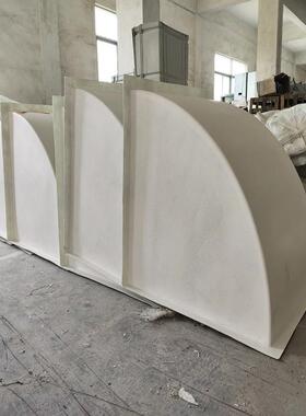 耐腐玻猪璃钢负风机45度9头0度弯养场通VSE风换气扇弯头弯蚀管