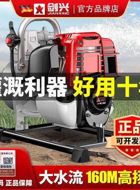 德ETZ国进口四冲汽油机灌水泵汽油抽垒水机程溉无线农用小型高压