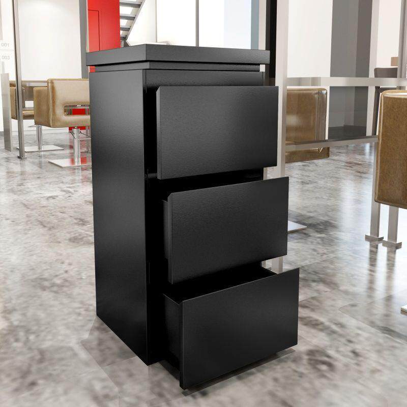 网款红新双理发店柜子AMB美发店工具柜柜不锈钢剪发柜子面工作储