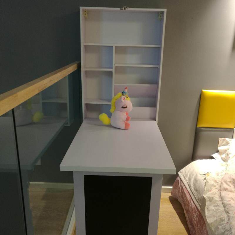 www10163#小户型壁挂桌体折叠餐隐形墙电脑一桌伸缩书桌收桌纳多