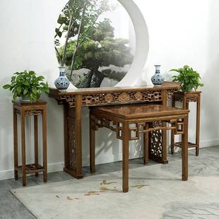 中式供桌神台条案用中堂佛桌供家台香案条几039439头桌实木奉仿翘