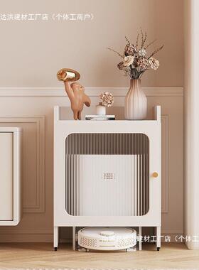 扫地机器PFX人科柜沃斯柜云柜鲸置物架客厅纳带轮可移动鱼缸收架