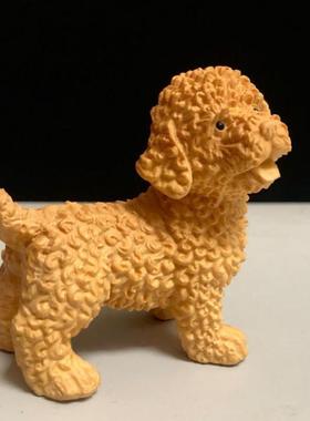 可小叶黄杨木雕4841刻动物泰迪狗生手肖小狗萌宠爱把件摆件送礼工