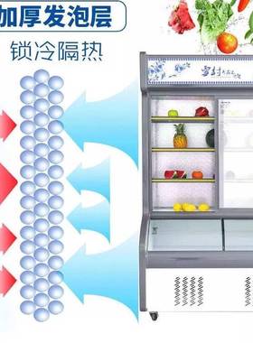 deep freezer点菜柜冰柜冷藏冷冻保鲜烧烤展示柜商用冰箱多种规格
