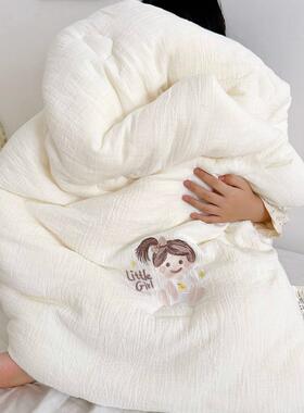 睡不扁的BB蓬蓬大豆被A类儿春童被秋子单人柔冬被宝宝超幼儿园被