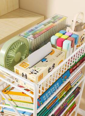 可移动书架儿童绘TY-JJD画纳架室教课桌旁学生书本收架子放带轮简易置物