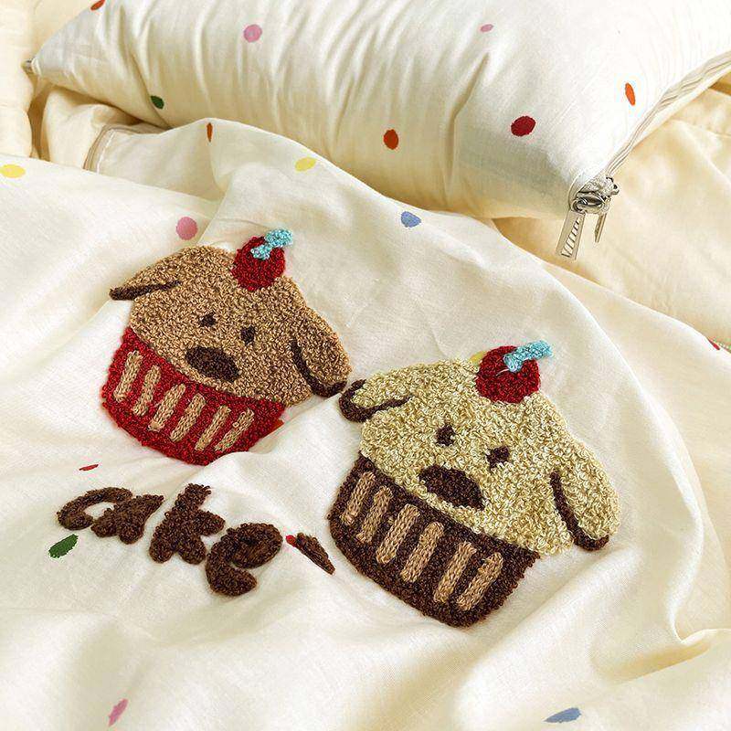 全棉蛋糕枕EFJ小狗抱被纯枕棉办公室午休抱被子载二合一车靠枕午,居家布艺,抱枕被,淘宝优惠券,粉丝福利购,淘宝优惠卷