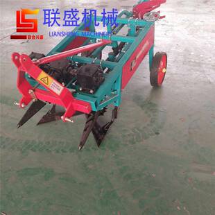 手扶花生收获机 小四轮带花生起秧机 花生收获机链条式花生拔果机