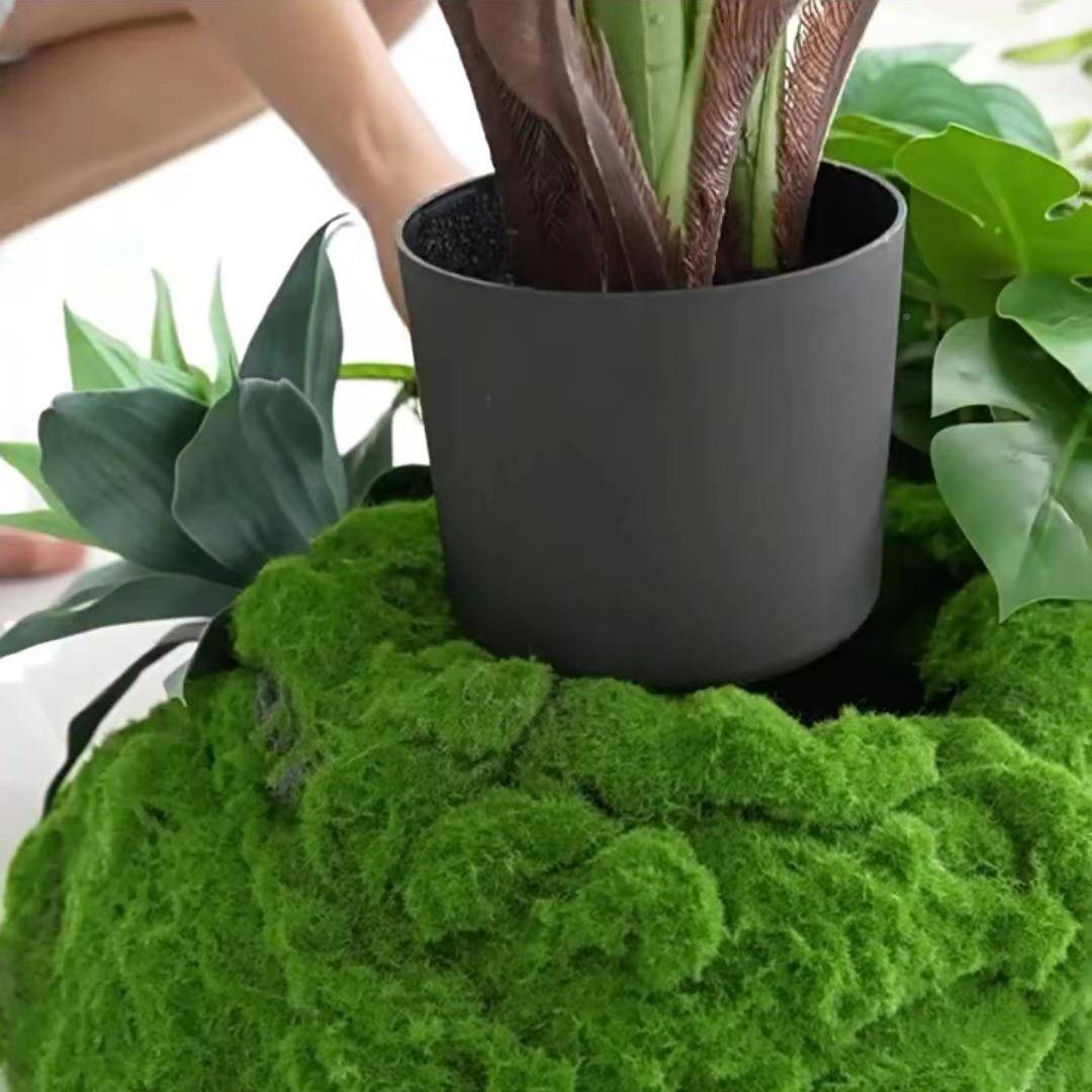仿真绿橱植室内楼梯角落观落地窗fm01856仿生绿植植物套装饰景软
