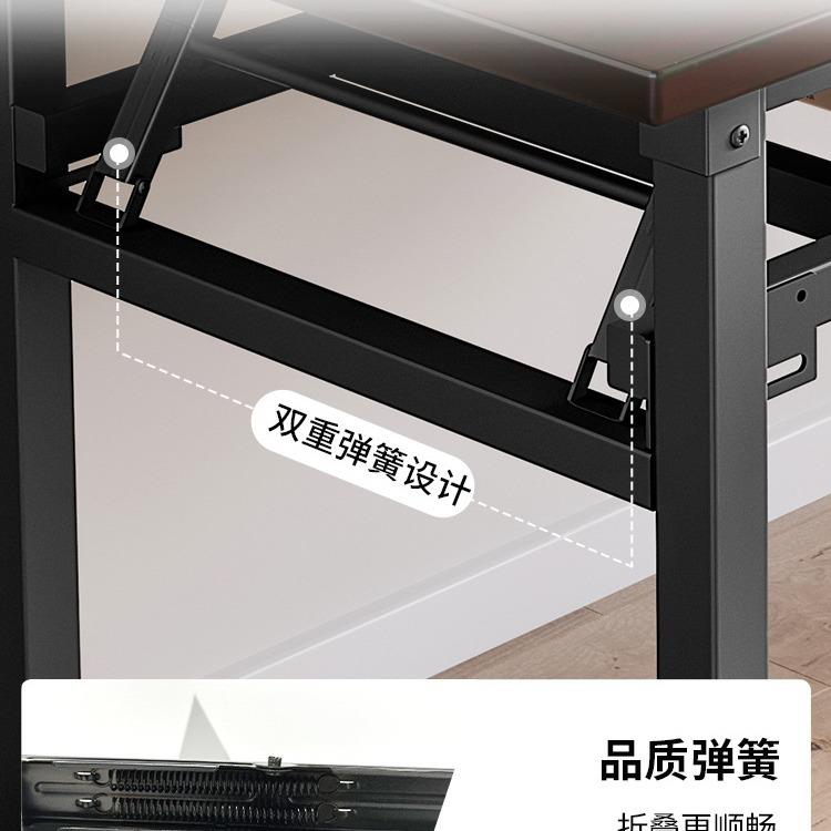 桌桌子长方IST形折叠简易摆摊便携餐家用出租屋书桌课电脑桌长条