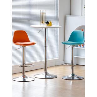 吧椅椅家靠背凳子升降椅吧台转椅椅吧凳椅子简约酒吧高573用基通