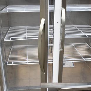 式冰LYO柜四六门玻璃门展示柜冷藏冷冻立柜菜点柜商用立钢式不锈