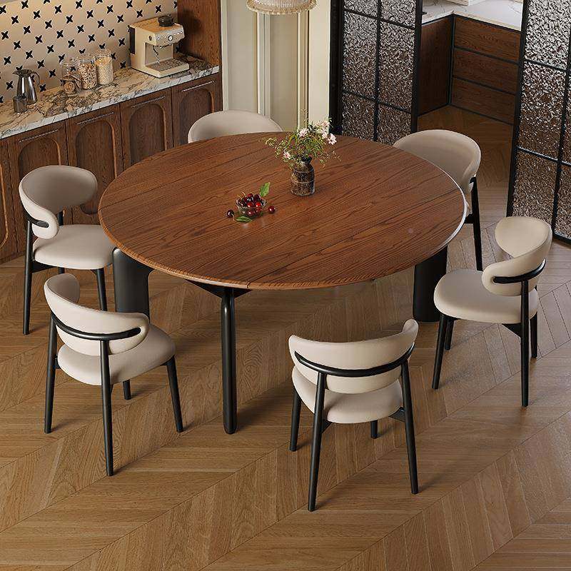 中古风可伸缩XSQ木桌组合小椅户型折叠两用白蜡木实纹复古饭餐桌,商业/办公家具,餐桌椅系列,淘宝优惠券,粉丝福利购,淘宝优惠卷