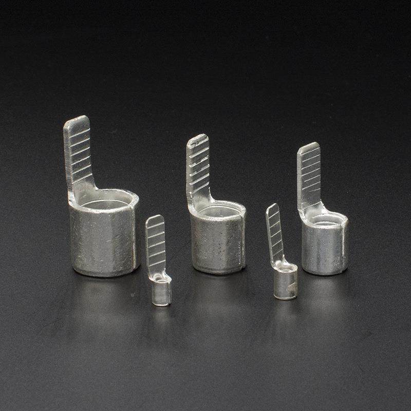 C45-4片形终端端接线端子头铜子头C4鼻5-4裸紫铜焊口铜鼻接子线耳