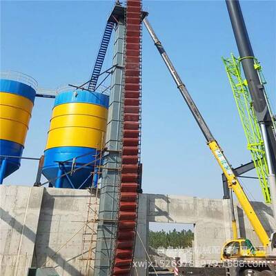 小石子沙子上料板链斗式提升机化肥颗粒斗式输送机电动挖斗上料机