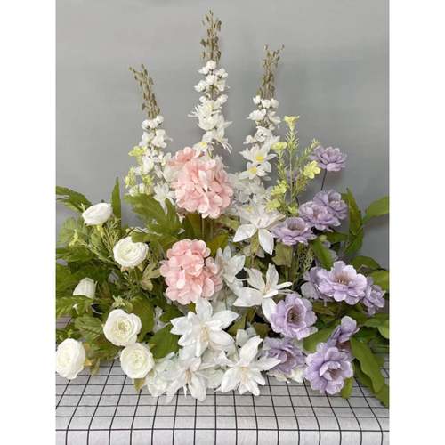 仿真森系地排花71108004千代兰婚庆背景花布置T台路引订婚花艺花