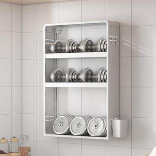 厨房壁VUC盒挂调多功能料品架置物免打孔墙上挂壁式 调味料佐料收