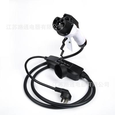 16ALED指示国标新能源电动汽用车便式携充571电桩家随车充可灯免