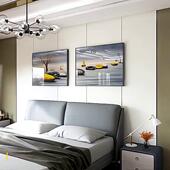 卧床头饰画2025室新装 现代简约款 房间背景画轻奢壁xwZL1908画两联