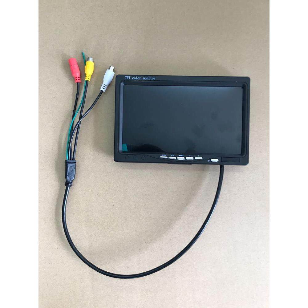 车载车用led7寸示器L0788支架显示倒视车器后显示显器显示屏便携