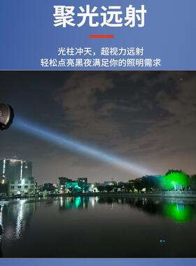 JY-706A-灯强光超亮ABS材质射氙气外接源户外便携夜钓远应急探电