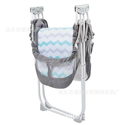新款折叠婴儿床收纳床功能分床0-多6个月宝宝睡儿童床IJH床隔带蚊