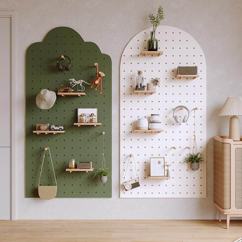 实木洞洞板入玄关墙上置物架挂板花架隔板架墙面F99J7MTT展示收户,收纳整理,收纳洞洞板,淘宝优惠券,粉丝福利购,淘宝优惠卷