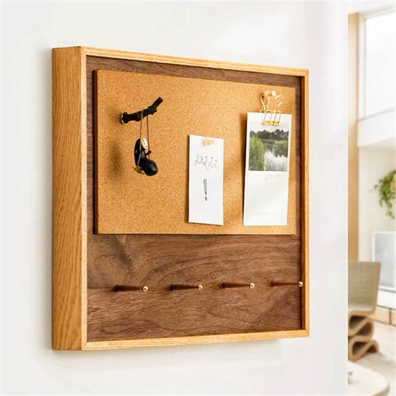 电表箱装饰遮挡箱软木板照片墙留言板配电箱装饰画实木可定制