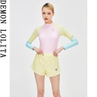 学生韩国ins小胸聚拢游泳装 泳衣女连体遮肚显瘦保守2025新款 夏季