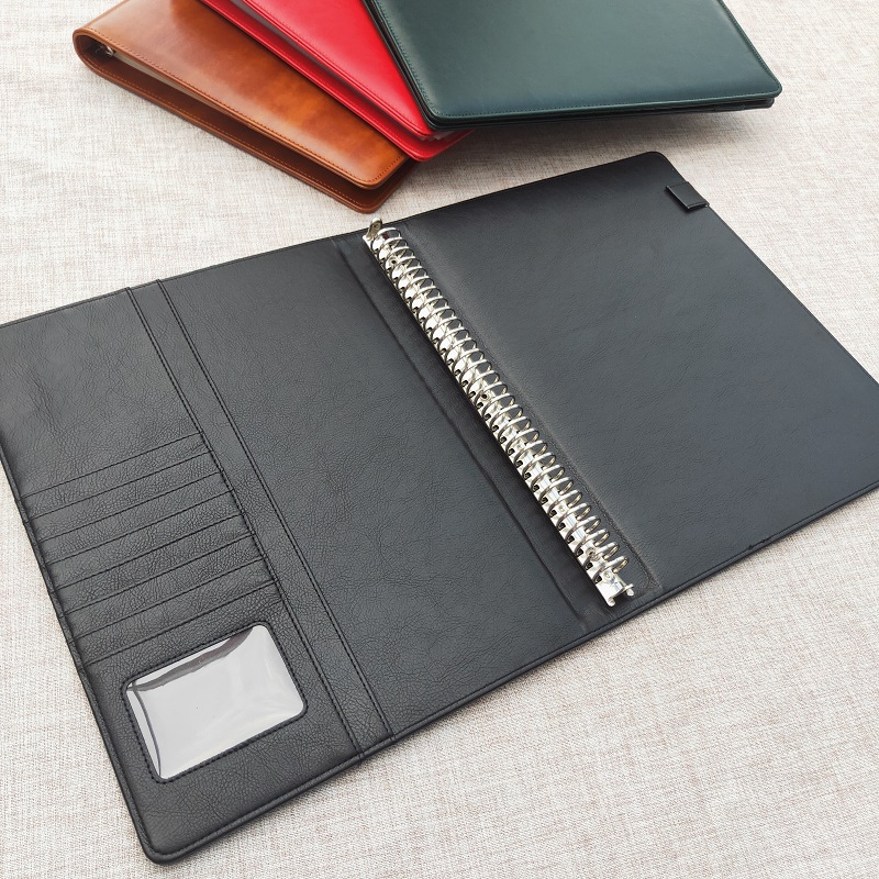 【豪华版活页夹】20孔A5 26孔B5 30孔A4大号商务活页本夹子加厚硬