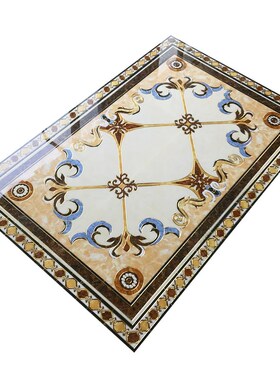 拼花地砖欧式客厅地板o砖800x800拼花入户过道走廊抛晶砖拼花瓷砖