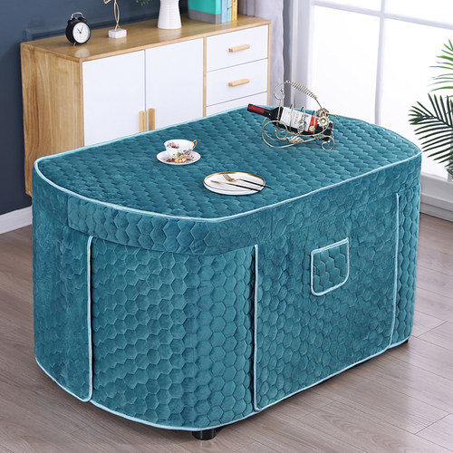 定制椭圆形餐桌布加厚烤火罩现代简约茶几桌布家用长方形桌罩子